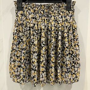 Karl Lagerfeld Paris Women’s Chiffon Floral A-Line Skirt L2BN6337 XS